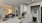 a kitchen with white cabinets